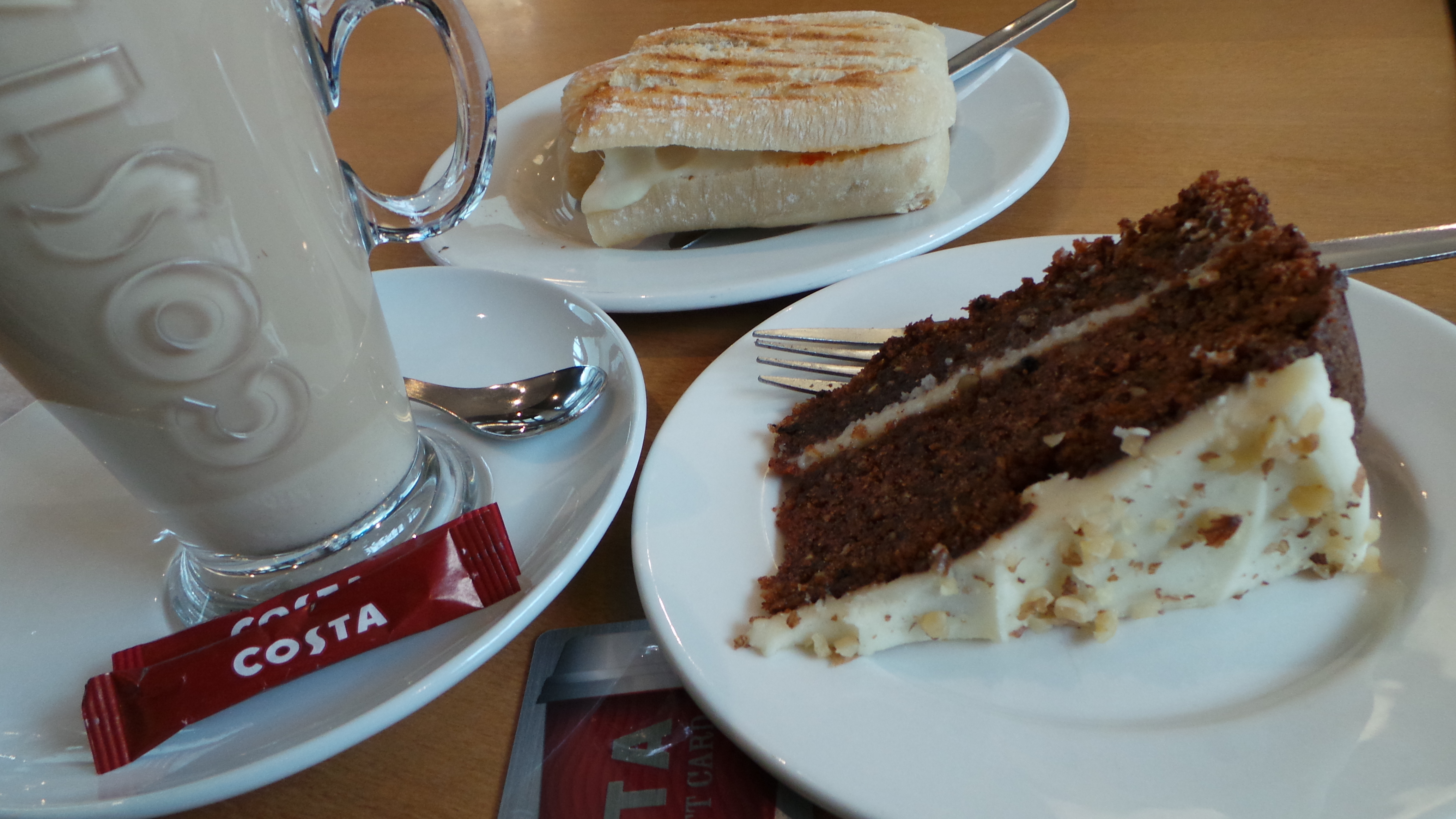 Review Carrot Cake From Costa Stylish London Living