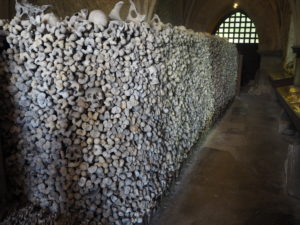 Femurs at St Leonard's Church Crypt