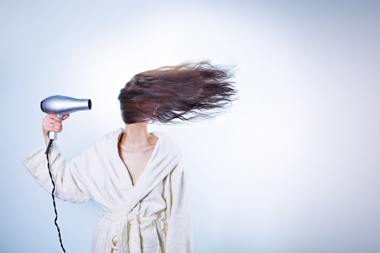 perfecting the hair blow dry