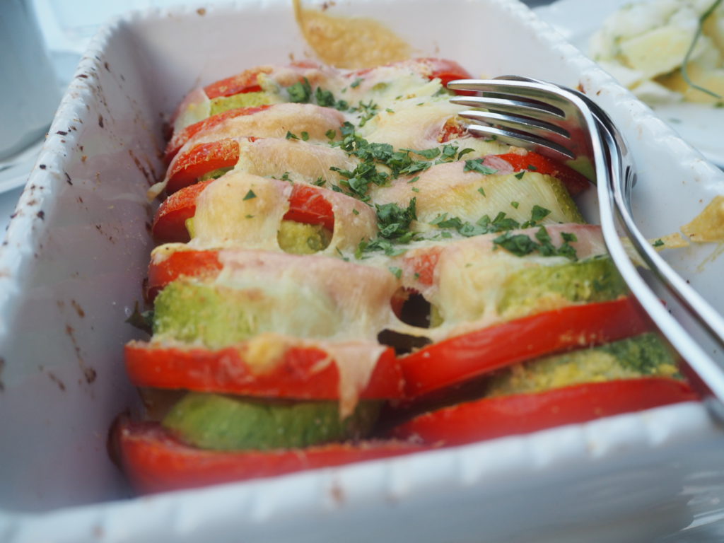 Baked courgette Catovici Milni