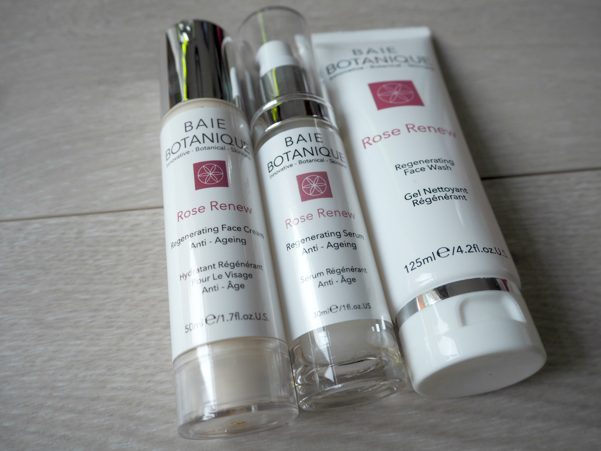 Baie Botanique Rose Renew Skincare Range