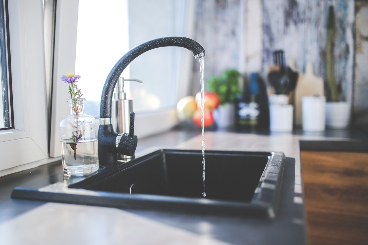 modern kitchen sink