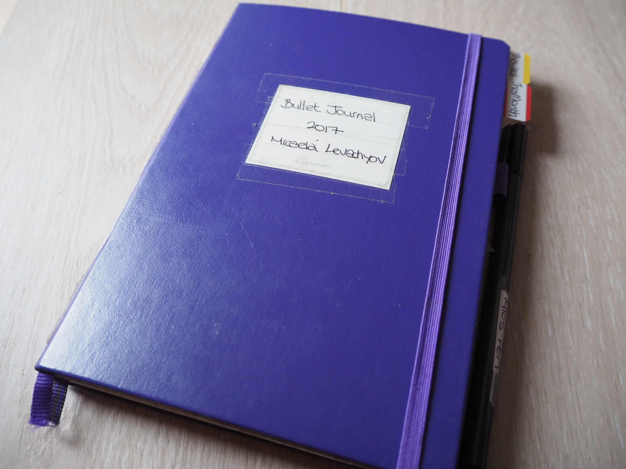 LEUCHTTURM1917 purple dotted a5 notebook