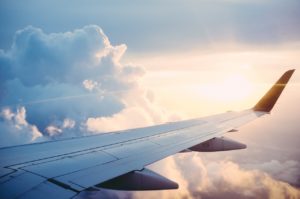 how to avoid jetlag plane wing