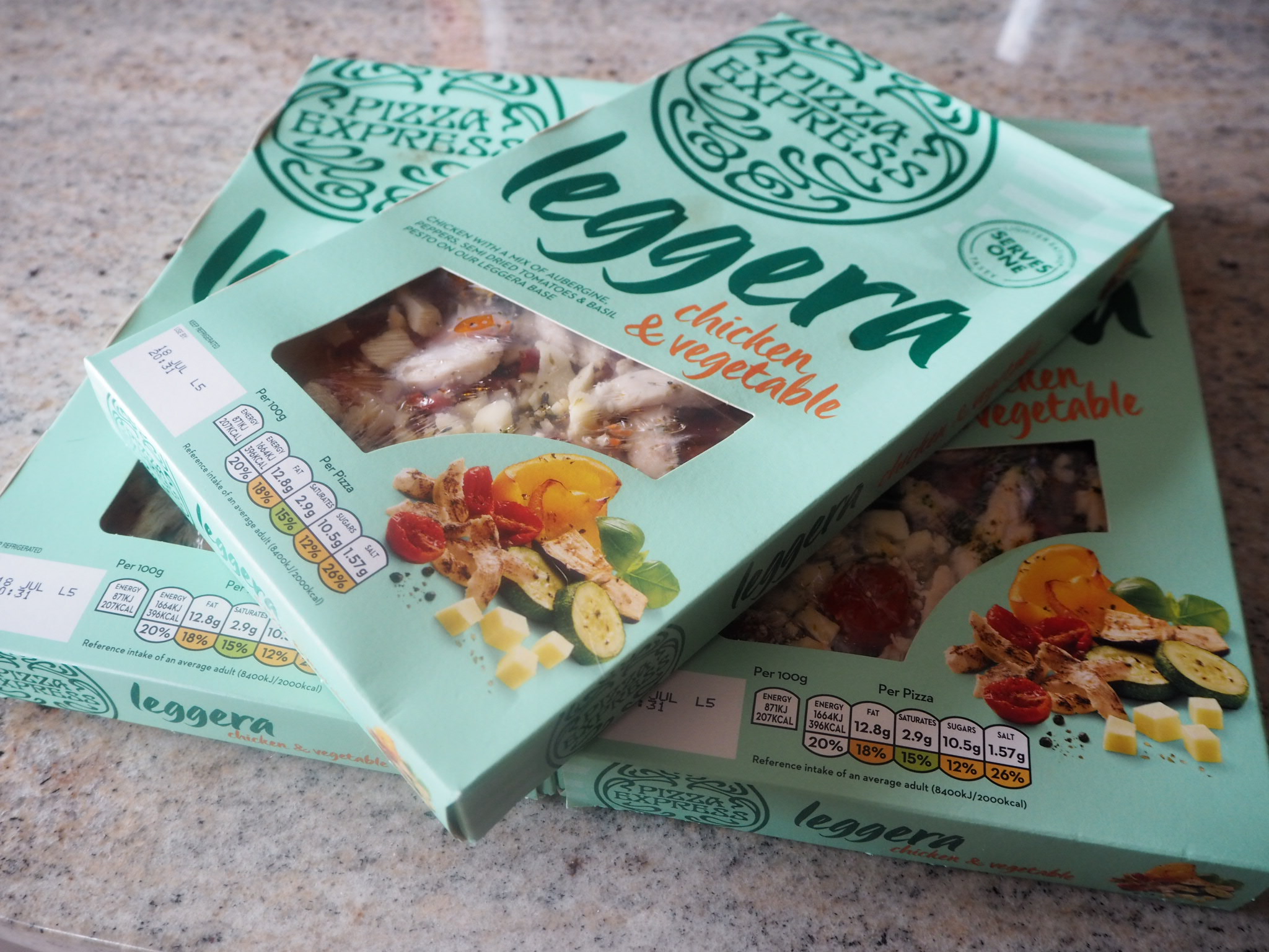 Pizza Express Leggera Packaging