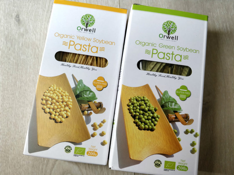 Orwell Health Organic Soybean Pastas Packaging